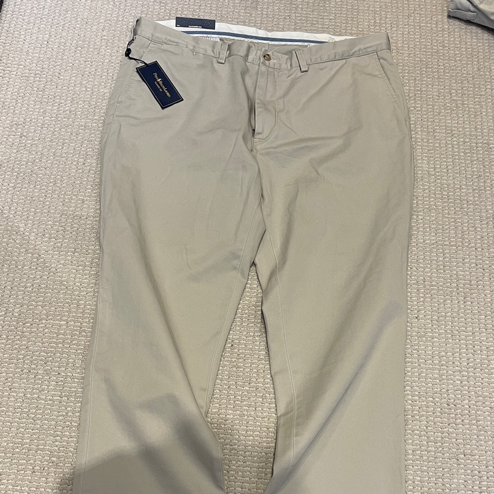 Polo by Ralph Lauren Khaki Straight-Leg Chino Pants